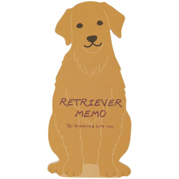 Golden Retriever Memo dans le groupe Papiers & Blocs / Écrire et consigner / Post-it et blocs-notes chez Pen Store (134654)