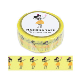 Washi-tape Hula Girl dans le groupe Loisirs créatifs / Accessoires Hobby / Washi Tape chez Pen Store (134815)