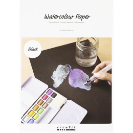 Papier aquarelle noir A4 230 g dans le groupe Papiers & Blocs / Bloc Artiste / Papier pour aquarelle chez Pen Store (134821)