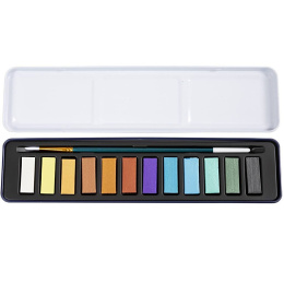 Aquarelle Lot de 12 Metallic dans le groupe Matériels d'artistes / Couleurs de l'artiste / Peinture aquarelle / Aquarelle pour enfants chez Pen Store (134822)