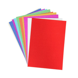 Carton pailleté A4 paquet de 10 Couleurs mélangées dans le groupe Kids / Amusement et apprentissage / Papier pour bricolage et carnets de dessin / Papier pailleté chez Pen Store (134871)