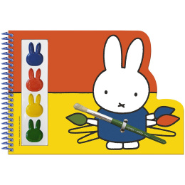 Livre de peinture Miffy couleurs + pinceau dans le groupe Kids / Hobby et Coleurs pour enfants / Peinture pour enfants / Aquarelle pour enfants chez Pen Store (134895)