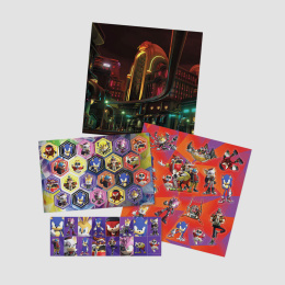 Ensemble d'autocollants Sonic dans le groupe Kids / Amusement et apprentissage / Autocollants chez Pen Store (134896)