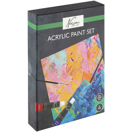 Kit de peinture acrylique avec bloc dans le groupe Matériels d'artistes / Set Artiste / Sets débutants chez Pen Store (134902)