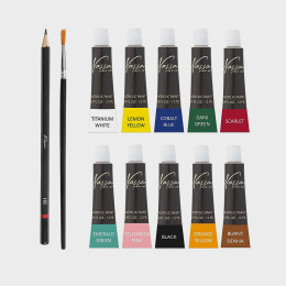 Kit de peinture acrylique avec bloc dans le groupe Matériels d'artistes / Set Artiste / Sets débutants chez Pen Store (134902)