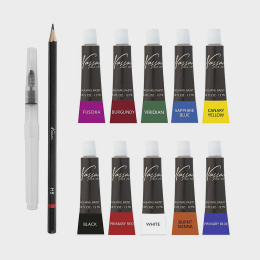 Kit de peinture aquarelle avec bloc dans le groupe Matériels d'artistes / Set Artiste / Sets débutants chez Pen Store (134904)