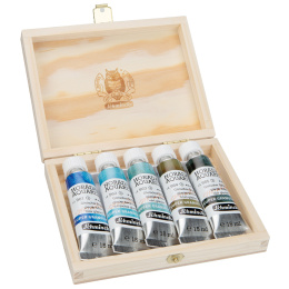 Super Granulation Set Glacier dans le groupe Matériels d'artistes / Couleurs de l'artiste / Peinture aquarelle chez Pen Store (134954)