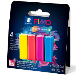 FIMO Professional half blocks Colour 4 x 25 g dans le groupe Loisirs créatifs / Former / Modeler chez Pen Store (134988)