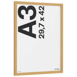 Cadre en chêne 29,7x42 cm A3 dans le groupe Loisirs créatifs / Organiser / Cadres / Cadres en chêne chez Pen Store (135061)