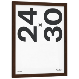 Cadre en bois couleur noyer 24x30 cm dans le groupe Loisirs créatifs / Organiser / Cadres / Cadres couleur noyer chez Pen Store (135071)