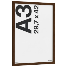 Cadre en bois couleur noyer 29,7x42 cm A3 dans le groupe Loisirs créatifs / Organiser / Cadres / Cadres couleur noyer chez Pen Store (135073)