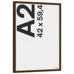 Cadre en bois couleur noyer 42x59,4 cm A2 dans le groupe Loisirs créatifs / Organiser / Cadres / Cadres couleur noyer chez Pen Store (135075)
