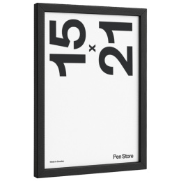 Cadre en bois noir 15x21 cm dans le groupe Loisirs créatifs / Organiser / Cadres / Cadres noirs chez Pen Store (135079)