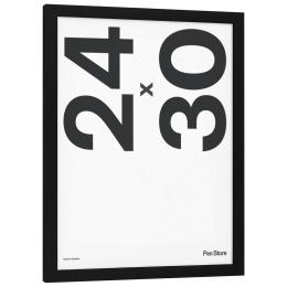 Cadre en bois noir 24x30 cm dans le groupe Loisirs créatifs / Organiser / Cadres / Cadres noirs chez Pen Store (135083)
