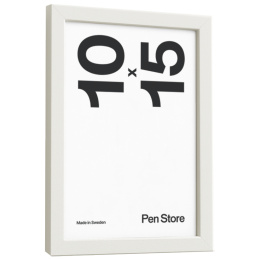 Cadre en bois blanc 10x15 cm dans le groupe Loisirs créatifs / Organiser / Cadres / Cadres blancs chez Pen Store (135089)