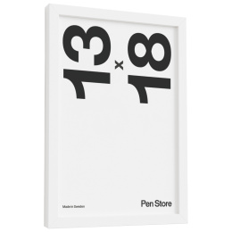 Cadre en bois blanc 13x18 cm dans le groupe Loisirs créatifs / Organiser / Cadres / Cadres blancs chez Pen Store (135090)