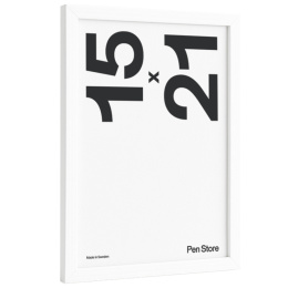 Cadre en bois blanc 15x21 cm dans le groupe Loisirs créatifs / Organiser / Cadres / Cadres blancs chez Pen Store (135091)