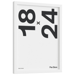 Cadre en bois blanc 18x24 cm dans le groupe Loisirs créatifs / Organiser / Cadres / Cadres blancs chez Pen Store (135092)