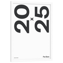 Cadre en bois blanc 20x25 cm dans le groupe Loisirs créatifs / Organiser / Cadres / Cadres blancs chez Pen Store (135093)