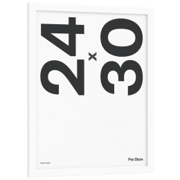 Cadre en bois blanc 24x30 cm dans le groupe Loisirs créatifs / Organiser / Cadres / Cadres blancs chez Pen Store (135095)
