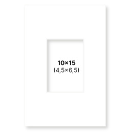 Passe-partout Blanc 10x15 cm dans le groupe Loisirs créatifs / Organiser / Cadres / Passe-partout chez Pen Store (135101)