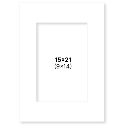 Passe-partout Blanc 15x21 cm dans le groupe Loisirs créatifs / Organiser / Cadres / Passe-partout chez Pen Store (135103)
