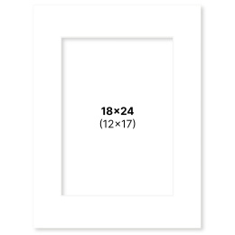 Passe-partout Blanc 18x24 cm dans le groupe Loisirs créatifs / Organiser / Cadres / Passe-partout chez Pen Store (135104)