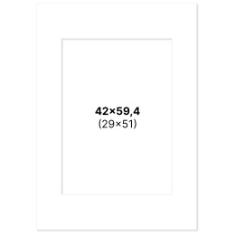 Passe-partout Blanc 42x59,4 cm A2 dans le groupe Loisirs créatifs / Organiser / Cadres / Passe-partout chez Pen Store (135111)