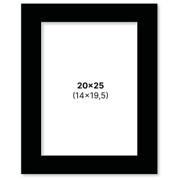 Passe-partout Noir 20x25 cm dans le groupe Loisirs créatifs / Organiser / Cadres / Passe-partout chez Pen Store (135117)