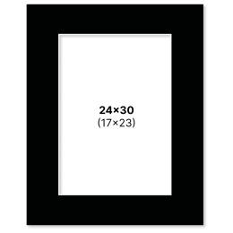 Passe-partout Noir 24x30 cm dans le groupe Loisirs créatifs / Organiser / Cadres / Passe-partout chez Pen Store (135119)