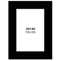 Passe-partout Noir 30x40 cm dans le groupe Loisirs créatifs / Organiser / Cadres / Passe-partout chez Pen Store (135120)