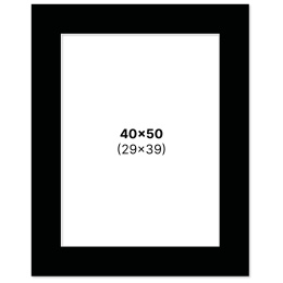 Passe-partout Noir 40x50 cm dans le groupe Loisirs créatifs / Organiser / Cadres / Passe-partout chez Pen Store (135122)