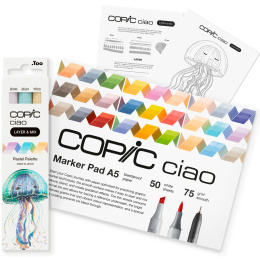 Ciao Layer & Mix 2D Starter Set Pastel dans le groupe Stylos / Crayons d'artistes / Feutres d'illustrations chez Pen Store (135132)