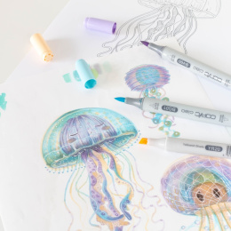 Ciao Layer & Mix 2D Starter Set Pastel dans le groupe Stylos / Crayons d'artistes / Feutres d'illustrations chez Pen Store (135132)