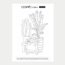 Ciao Layer & Mix 3D Starter Set Botanic dans le groupe Stylos / Crayons d'artistes / Feutres d'illustrations chez Pen Store (135137)