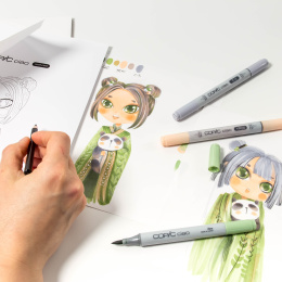 Ciao Layer & Mix Manga Starter Set Natural dans le groupe Stylos / Crayons d'artistes / Feutres d'illustrations chez Pen Store (135140)