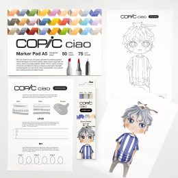 Ciao Layer & Mix Manga Starter Set Serene dans le groupe Stylos / Crayons d'artistes / Feutres d'illustrations chez Pen Store (135141)