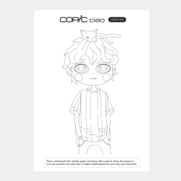 Ciao Layer & Mix Manga Starter Set Serene dans le groupe Stylos / Crayons d'artistes / Feutres d'illustrations chez Pen Store (135141)