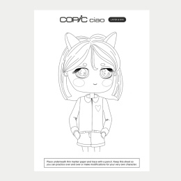 Ciao Layer & Mix Manga Starter Set Mellow dans le groupe Stylos / Crayons d'artistes / Feutres d'illustrations chez Pen Store (135143)