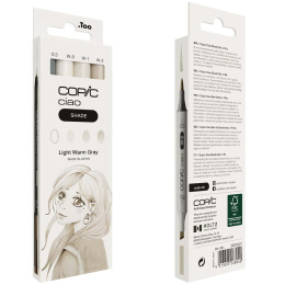 Ciao Shade Set Light Warm Gray Lot de 4 dans le groupe Stylos / Crayons d'artistes / Feutres d'illustrations chez Pen Store (135145)