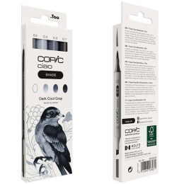 Ciao Shade Set Dark Cool Gray Lot de 4 dans le groupe Stylos / Crayons d'artistes / Feutres d'illustrations chez Pen Store (135146)