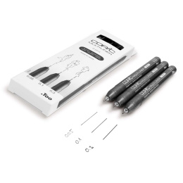 Multiliner Classic Lot de 3 Black Fine dans le groupe Stylos / Écrire / Feutres Fineliners chez Pen Store (135148)