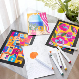 Markers 48-set dans le groupe Stylos / Crayons d'artistes / Feutres d'illustrations chez Pen Store (135226)