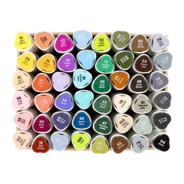 Markers 48-set dans le groupe Stylos / Crayons d'artistes / Feutres d'illustrations chez Pen Store (135226)