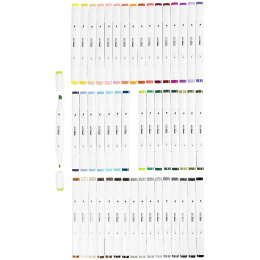 Markers 48-set dans le groupe Stylos / Crayons d'artistes / Feutres d'illustrations chez Pen Store (135226)