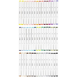 Markers 48-set dans le groupe Stylos / Crayons d'artistes / Feutres d'illustrations chez Pen Store (135226)
