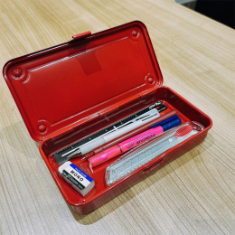 T192 Trunk Shape Toolbox Red dans le groupe Loisirs créatifs / Organiser / Boîte chez Pen Store (135337)