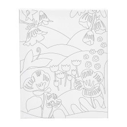 Toile avec impression 24x30cm 360g Paysage floral dans le groupe Kids / Hobby et Coleurs pour enfants / Accessoires de peinture pour enfants chez Pen Store (135415)