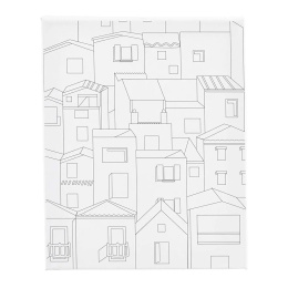 Toile avec impression 24x30cm 360g Ville méditerranéenne dans le groupe Matériels d'artistes / L'atelier / Châssis à clés / Toile de peinture acrylique chez Pen Store (135417)