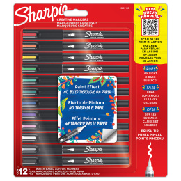 Creative Marker Brush Tip Lot de 12 dans le groupe Stylos / Crayons d'artistes / Marqueurs acryliques chez Pen Store (135429)